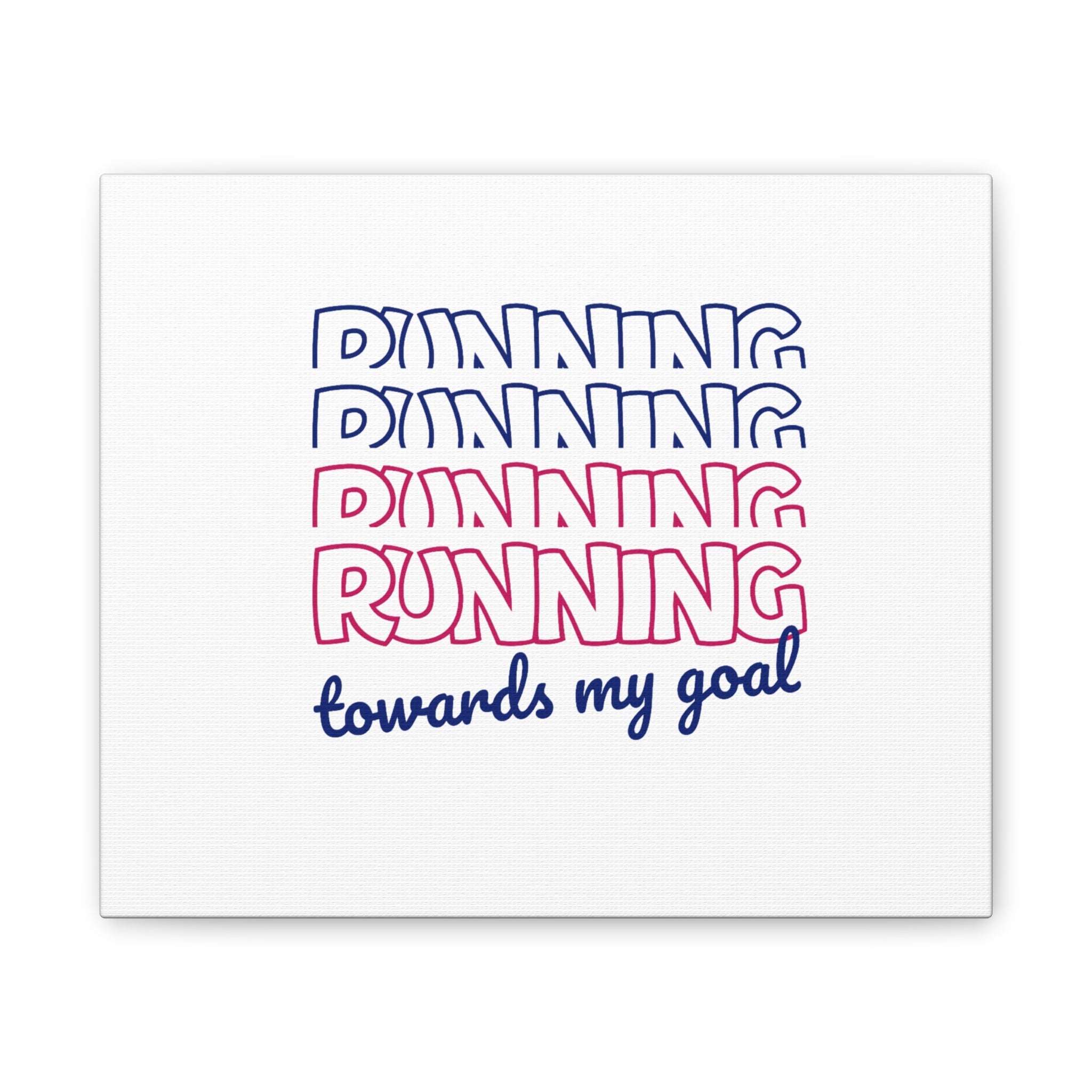 Canvas Artwork - Running Towards My Goal.