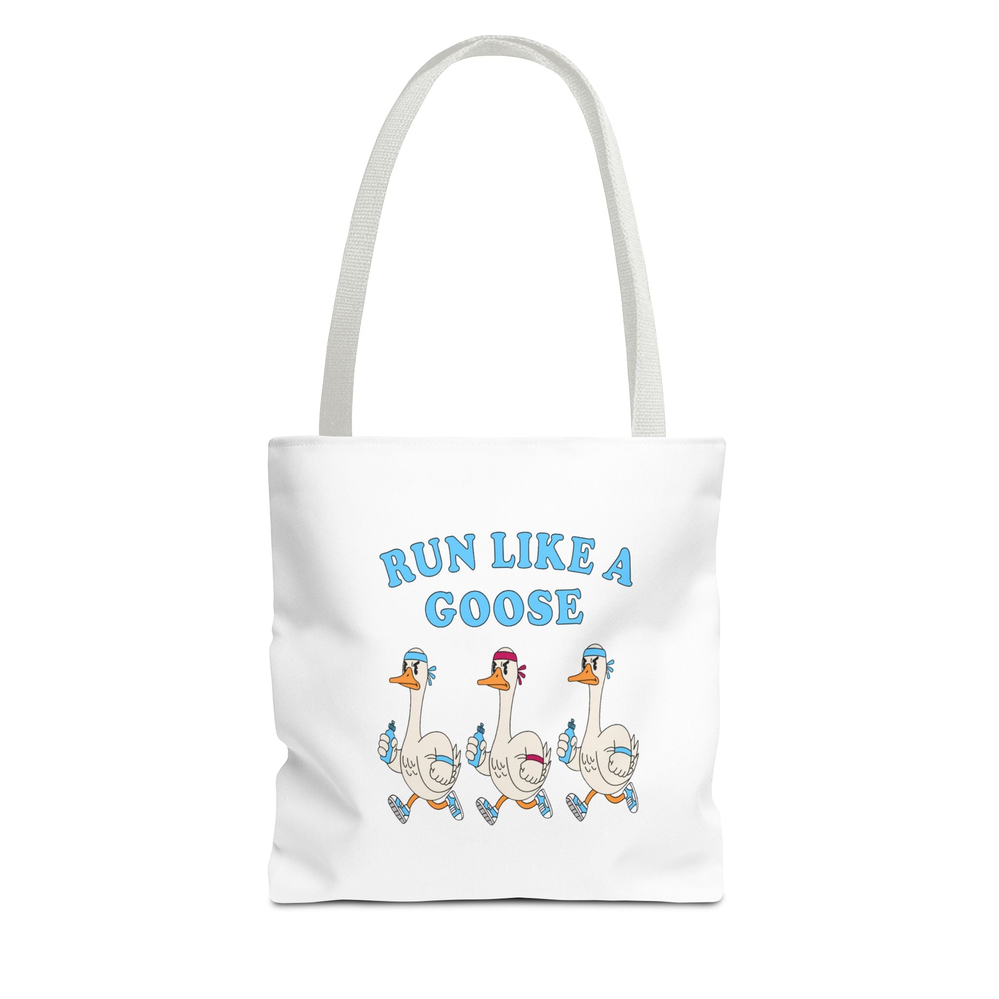 Canvas Tote Bag - Run Like A Goose.