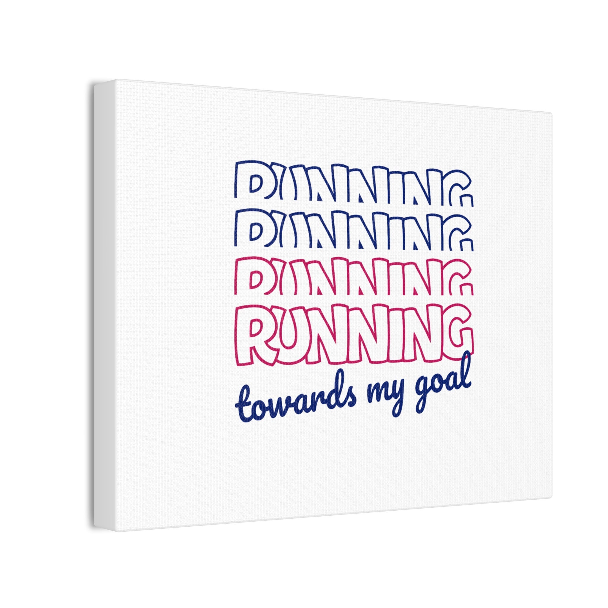 Canvas Artwork - Running Towards My Goal.