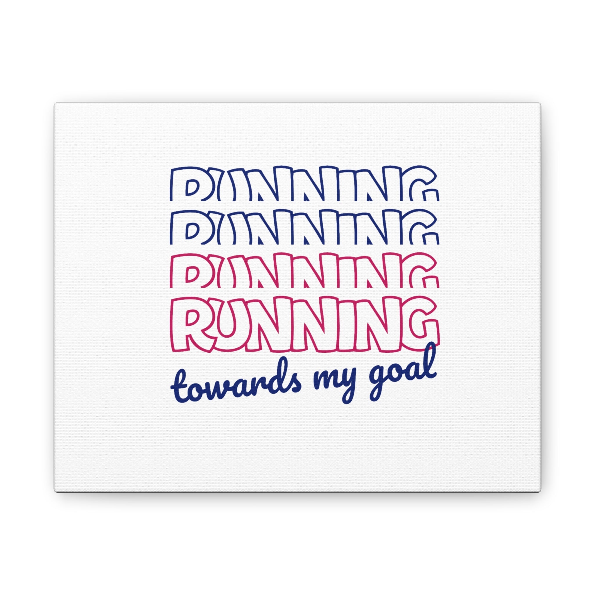 Canvas Artwork - Running Towards My Goal.