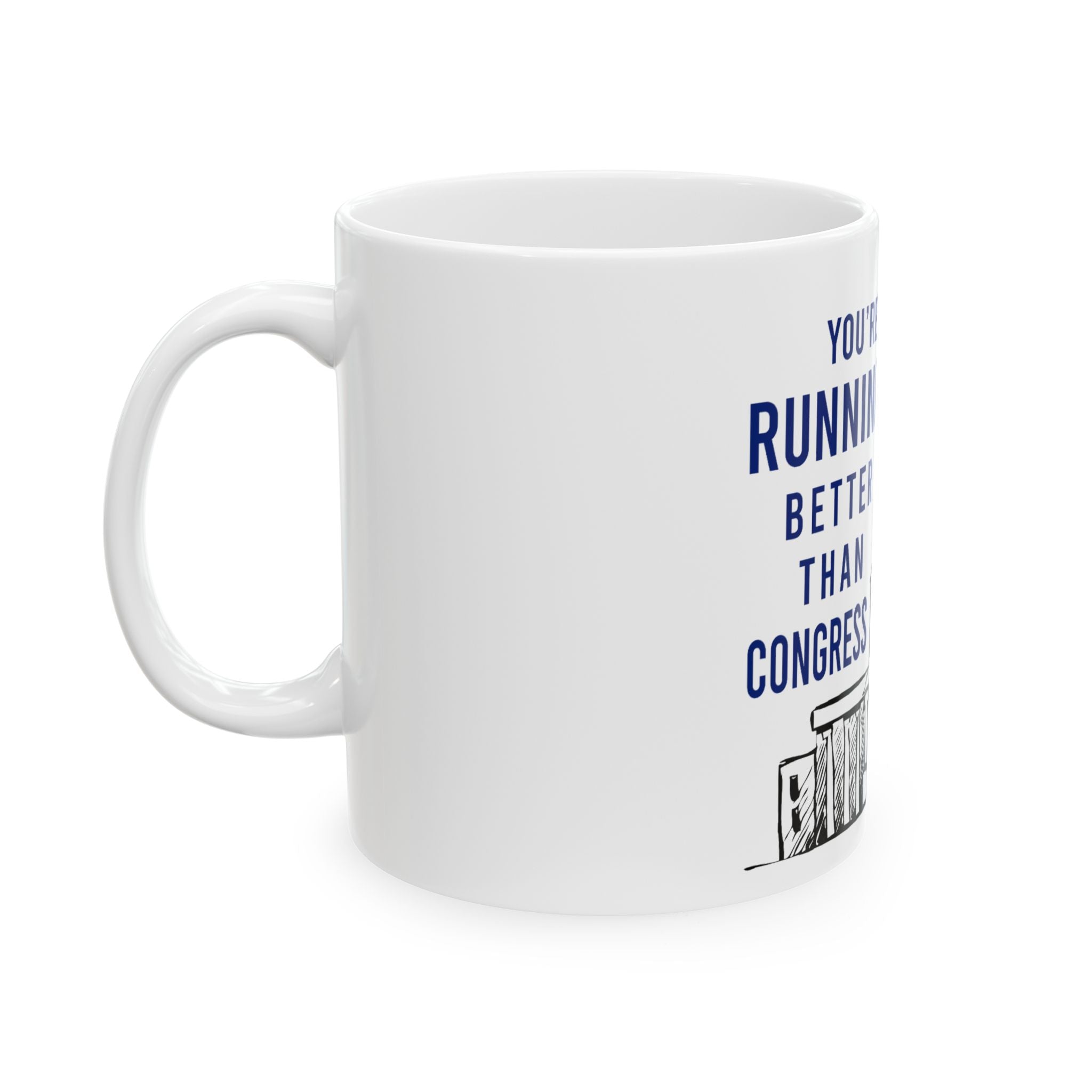 Premium Mug - Running Better Than Congress.