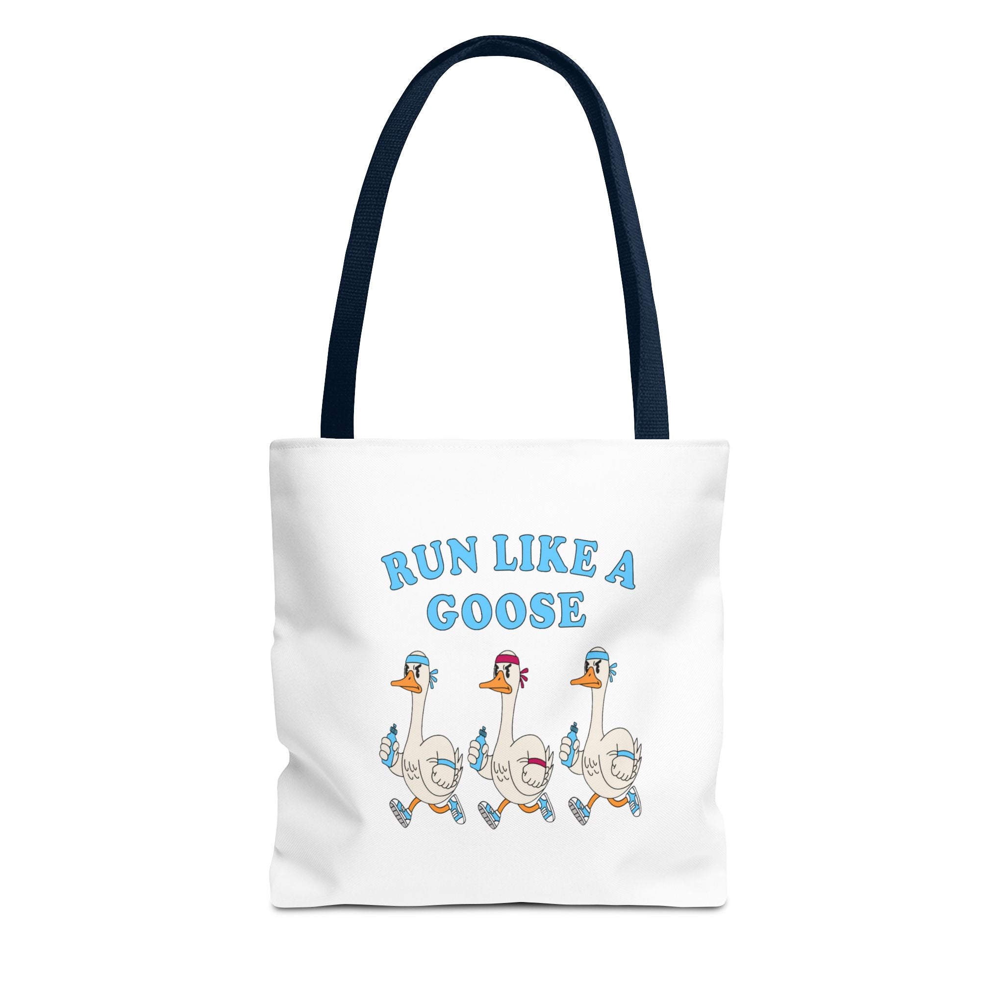 Canvas Tote Bag - Run Like A Goose.