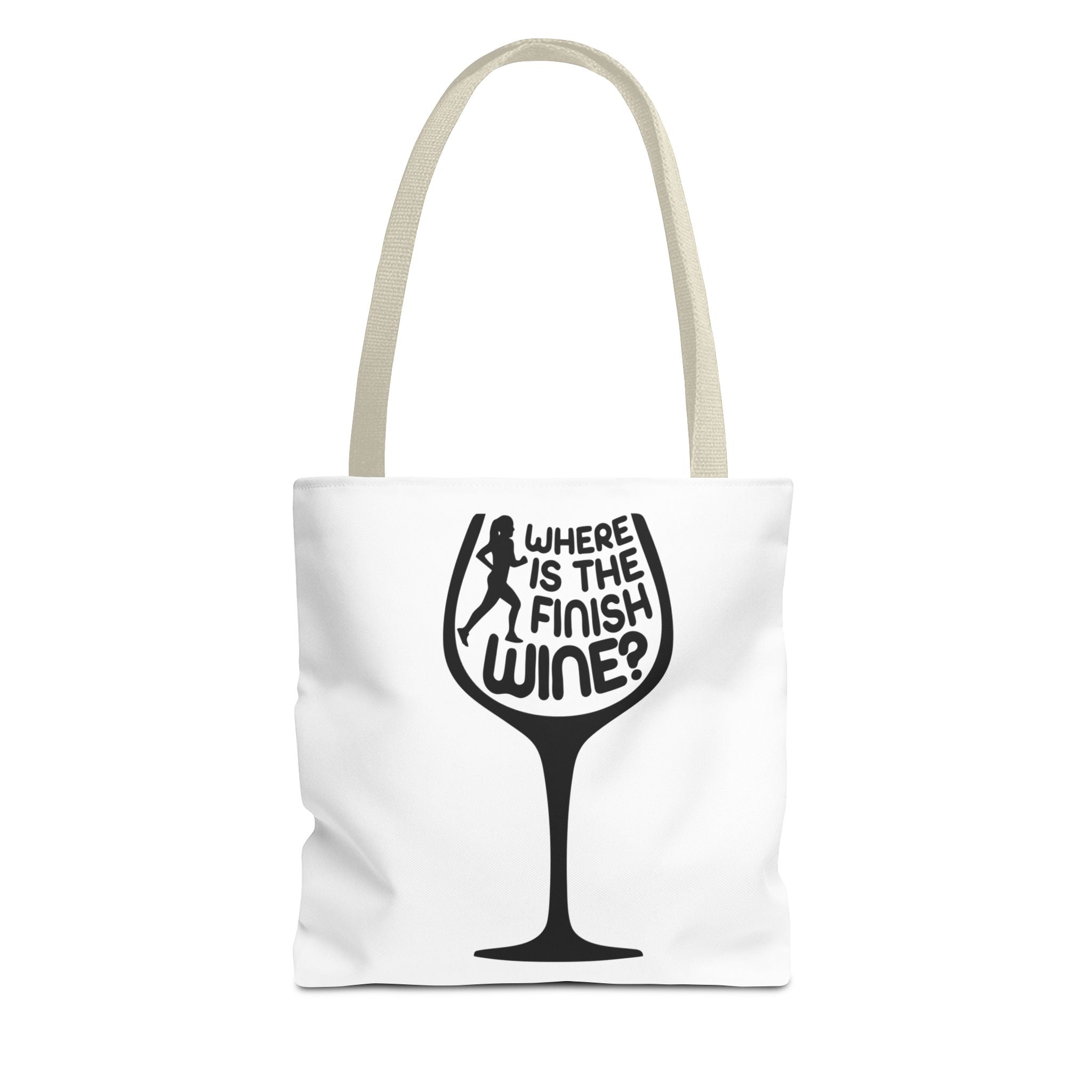 Canvas Tote Bag - Where Is The Finish Wine?