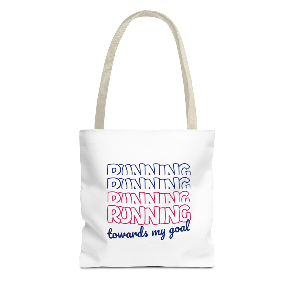 Canvas Tote Bag - Running  Towards My Goal