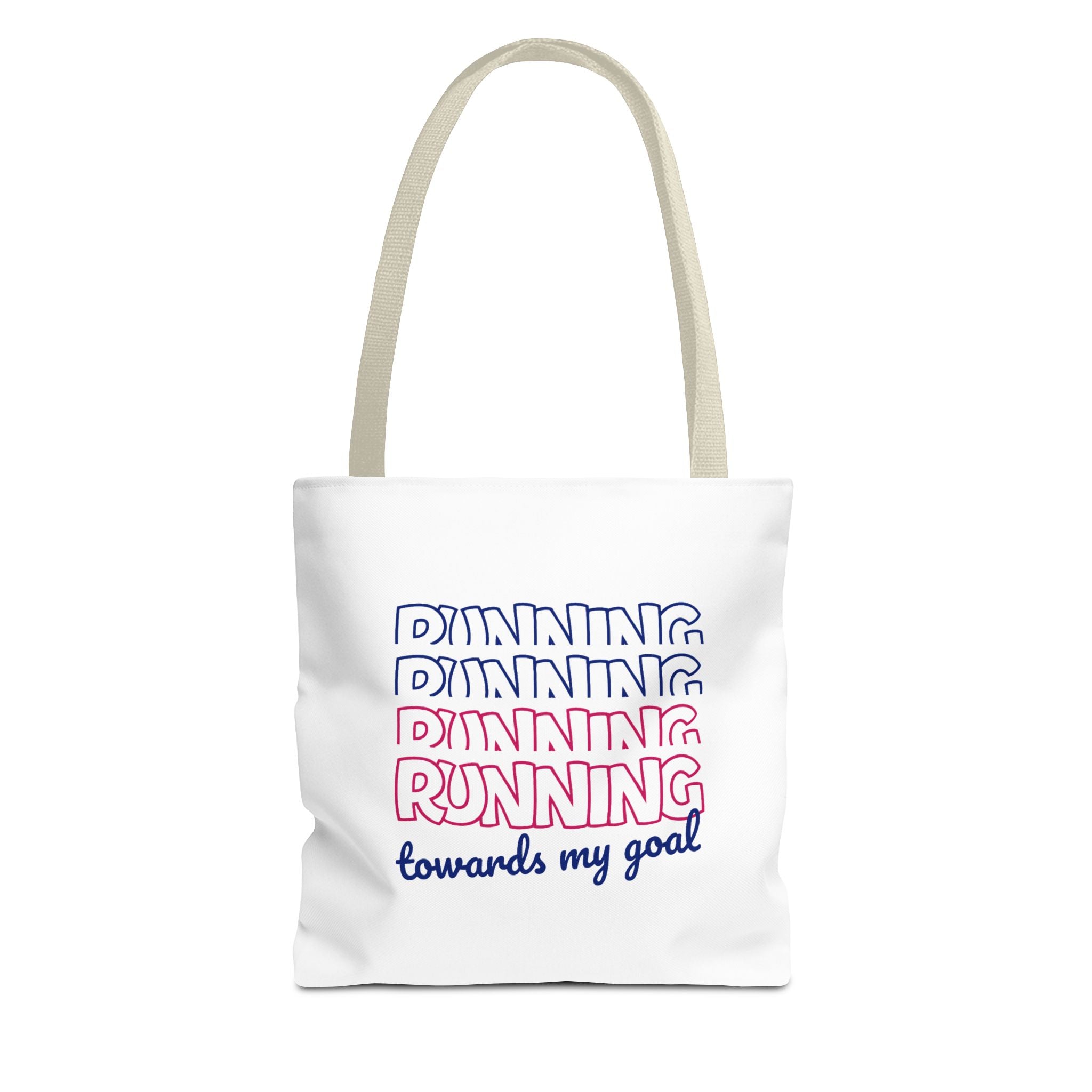 Canvas Tote Bag - Running  Towards My Goal