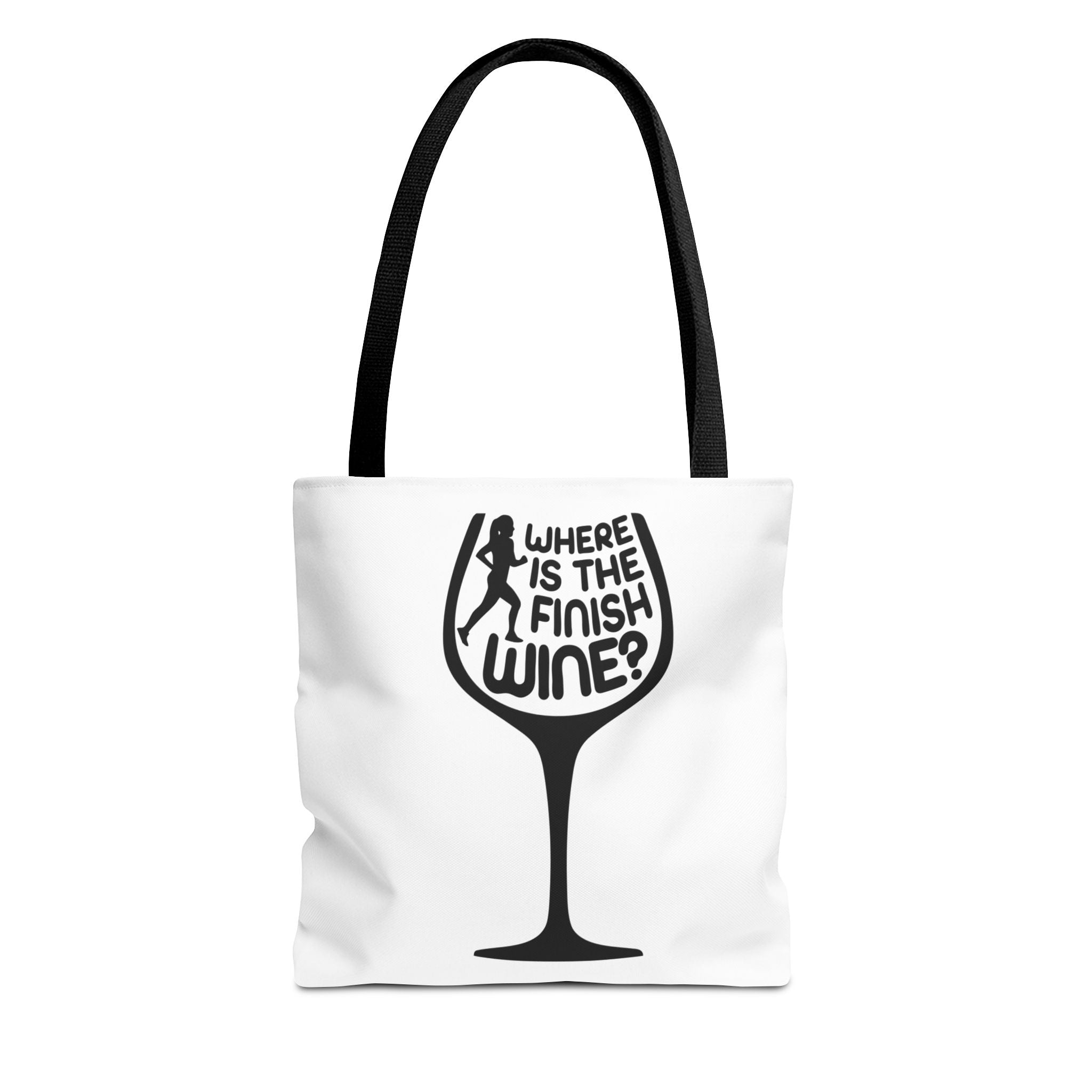 Canvas Tote Bag - Where Is The Finish Wine?