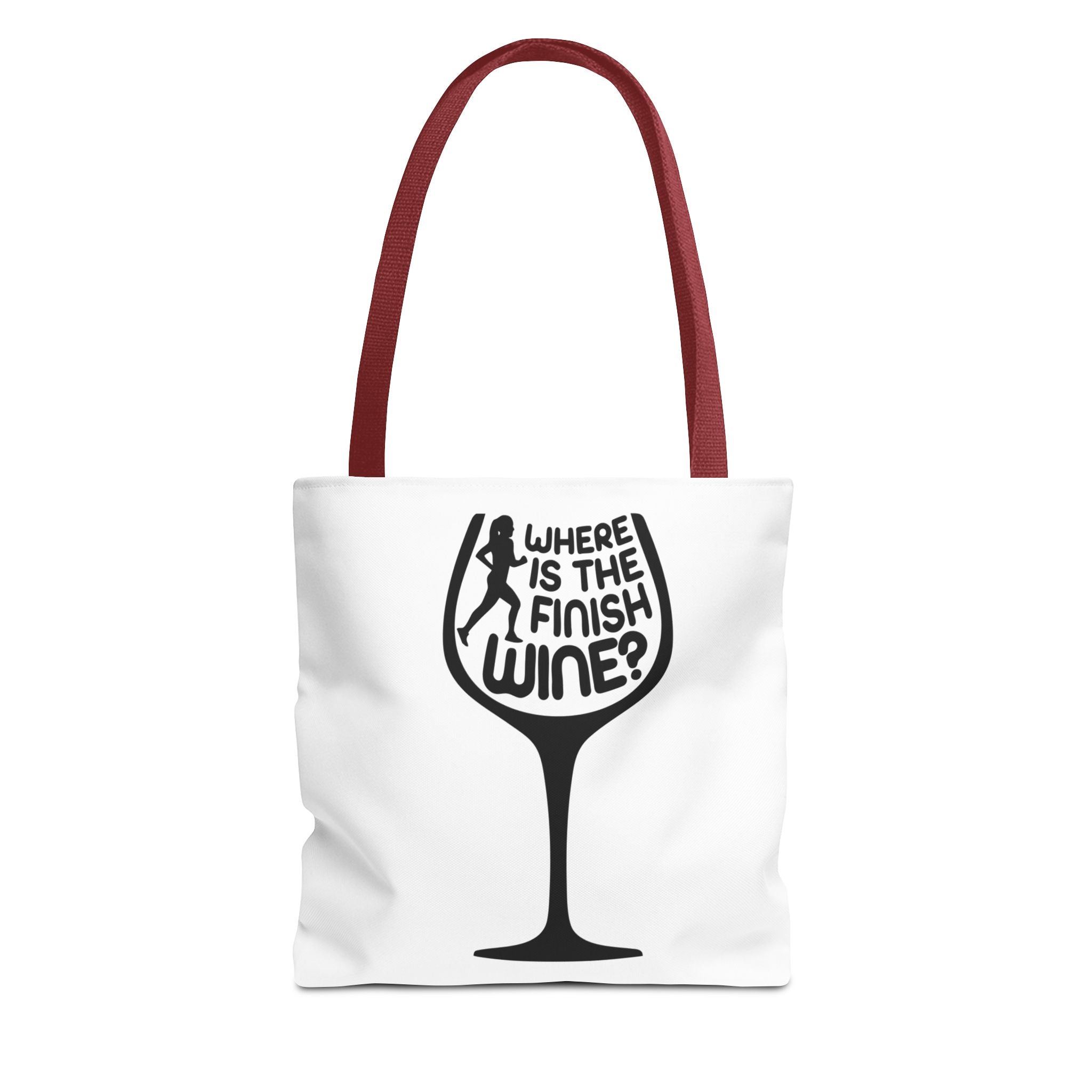 Canvas Tote Bag - Where Is The Finish Wine?