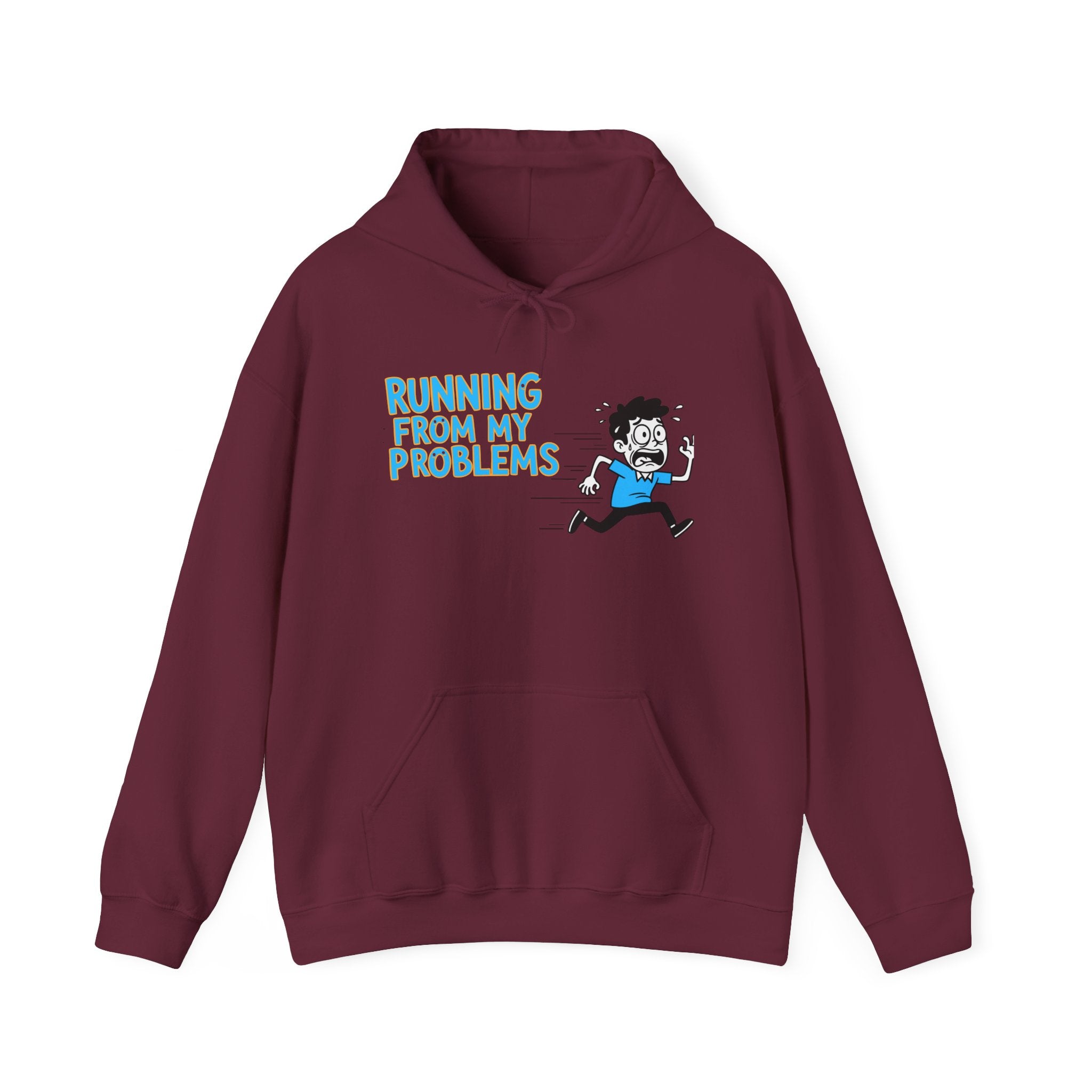 Premium Comfy Hoodie - Running From My Problems
