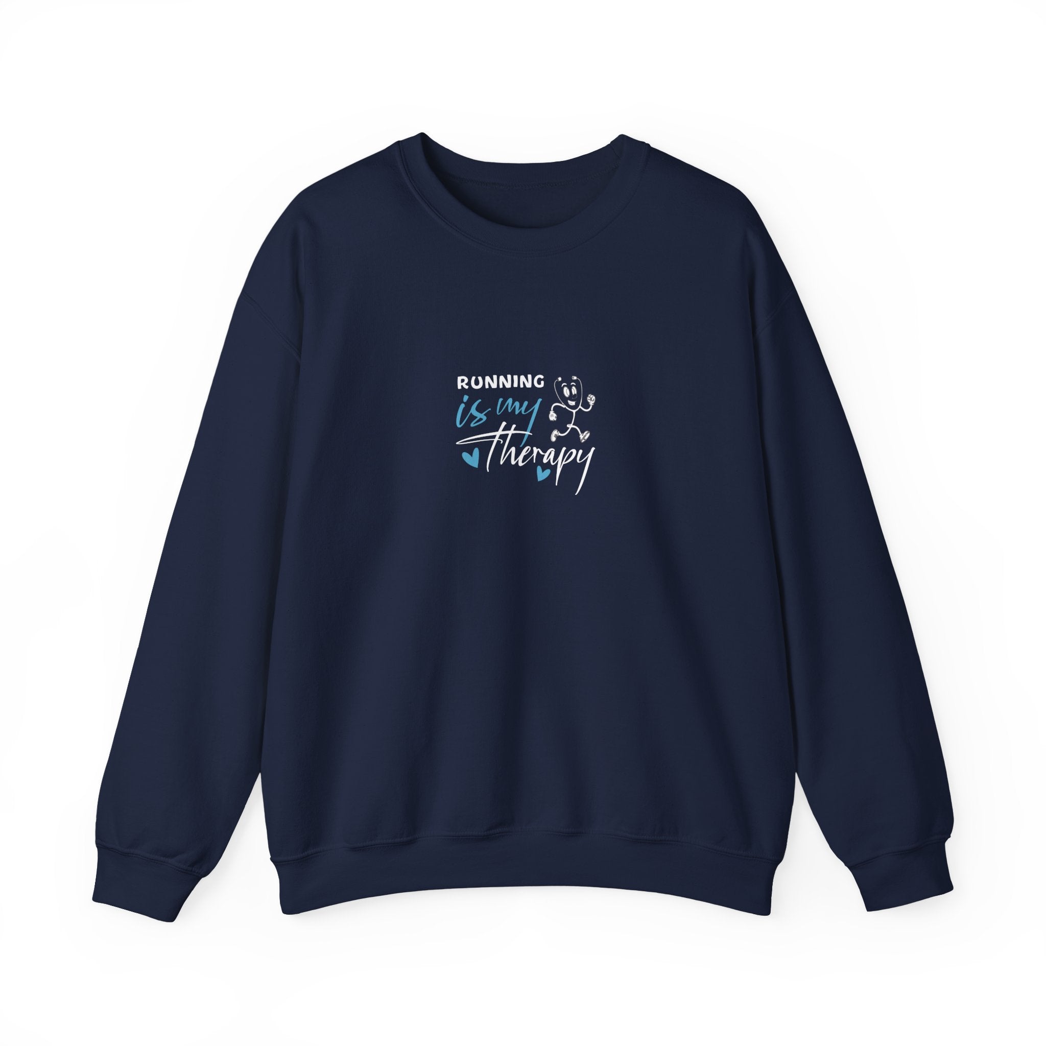 Crewneck Sweatshirt - Running IS My Therapy.