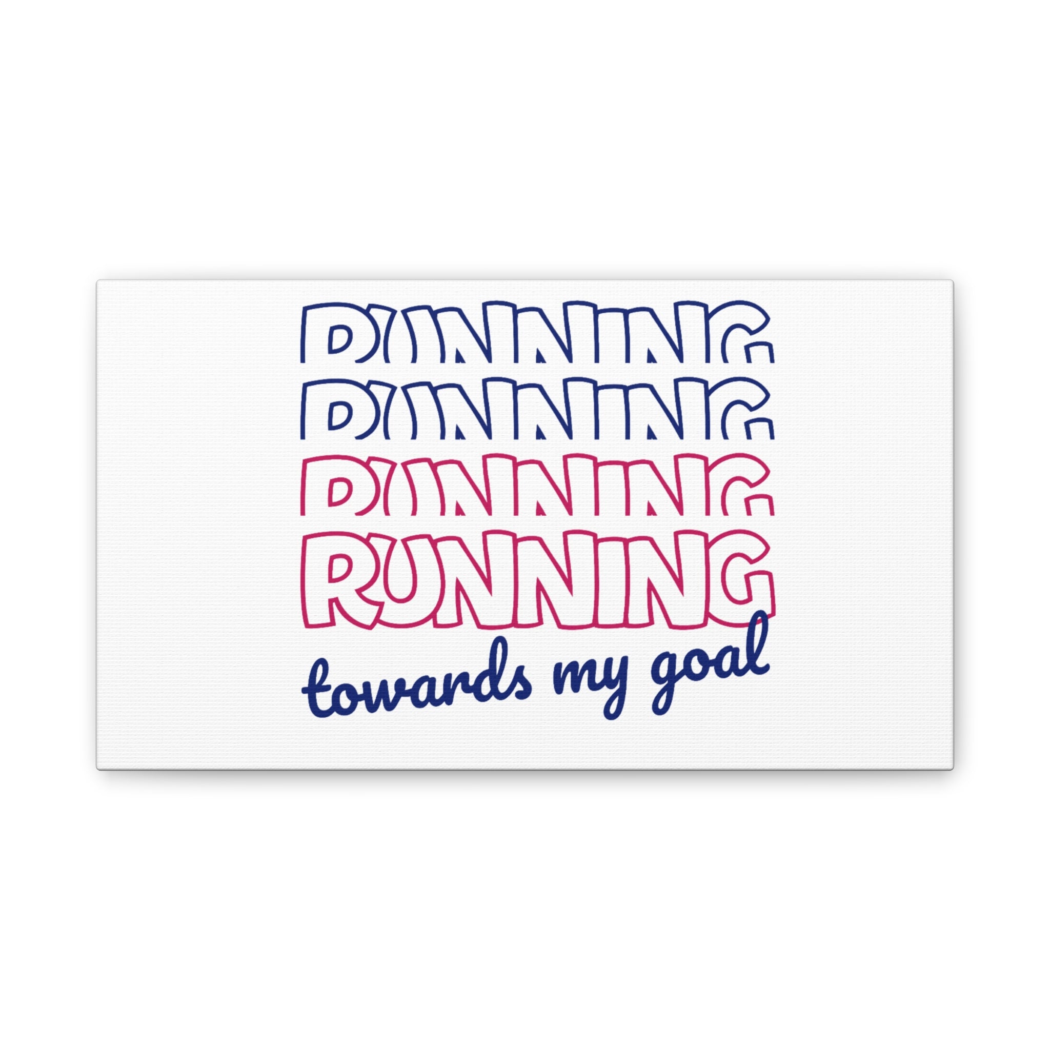 Canvas Artwork - Running Towards My Goal.