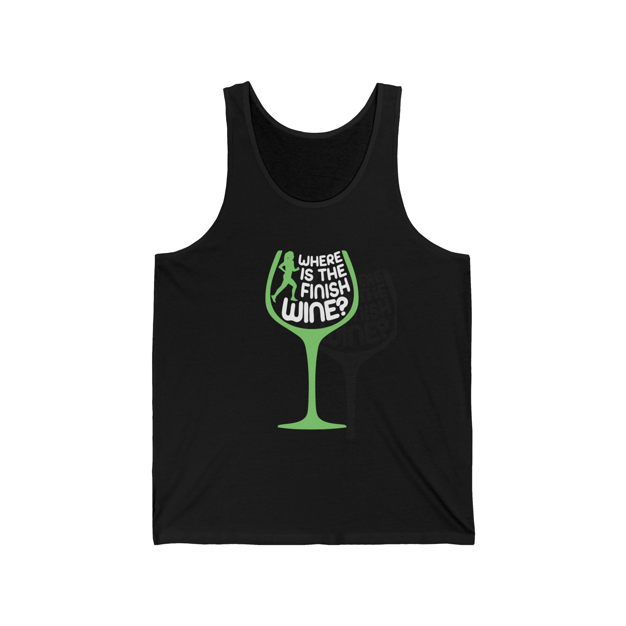 Premium Tank top - Where Is The Finish Wine?